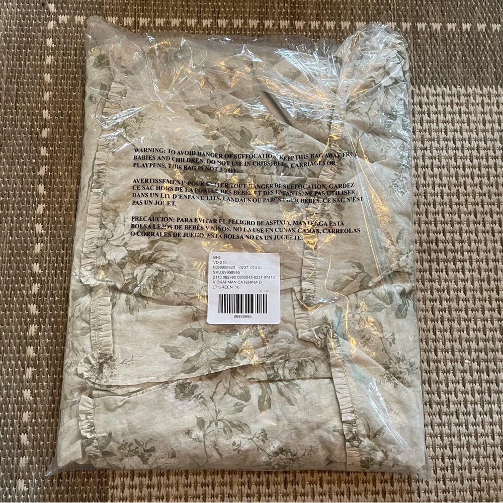 V. Chapman Caterina Corset Ruffle Dress - Sage Green - size 10 - NWT - Picture 8 of 9